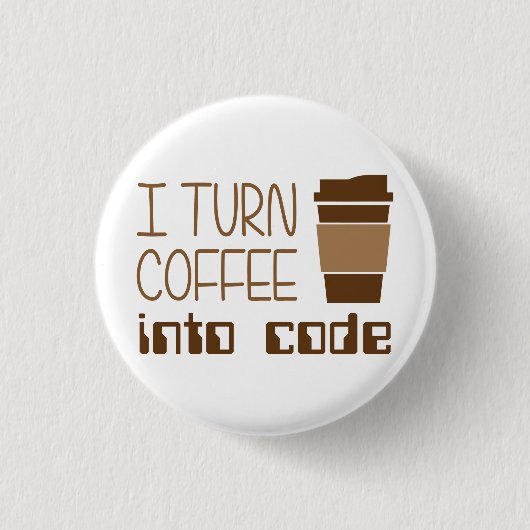 Ich mache Kaffee zu Programmierungscode Button (Vorderseite)