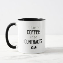 Ich mache Kaffee zu Verträge - Workaholic-Tasse