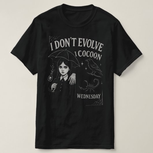 Ich mache kein Cocoon Gothic Graphic T-Shirt (Design vorne)