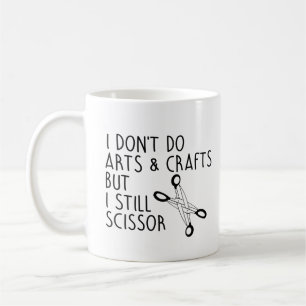 Ich mache kein Kunsthandwerk, aber ich schneide Kaffeetasse