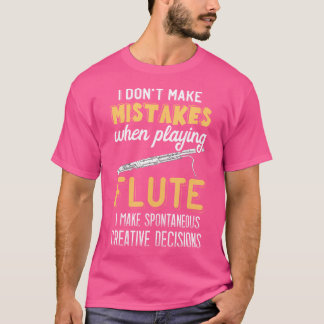 Ich mache keine Fehler bei Musikinstrumenten, die T-Shirt