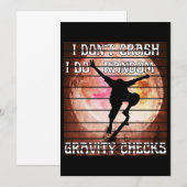 Ich mache keine Karos in zufälliger Qualität Einladung (Vorne/Hinten)