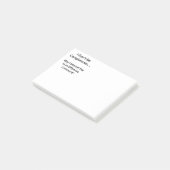 Ich mache keine Komplimente Post-it Klebezettel (angewinkelt)