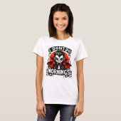 Ich mache keine Morgens Grumpy Vampire Grafik T-Shirt (Vorne ganz)