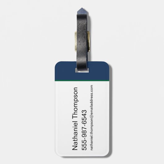 Ich mache keine Nickerchen Affe - Der weiße Lotus Gepäckanhänger (Rückseite vertikal)