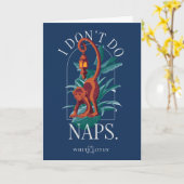 Ich mache keine Nickerchen Affe - Der weiße Lotus Karte (Gelbe Blume)