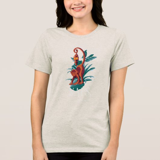 Ich mache keine Nickerchen Affe - Der weiße Lotus Tri-Blend Shirt (Vorderseite)