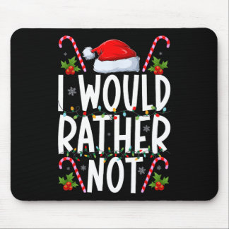 Ich mache keine passenden Weihnachtsoutfits, ich w Mousepad