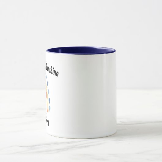 Ich mache keine Sonnenschein-Tasse, sonniger Kaffe Tasse (Zentrum)