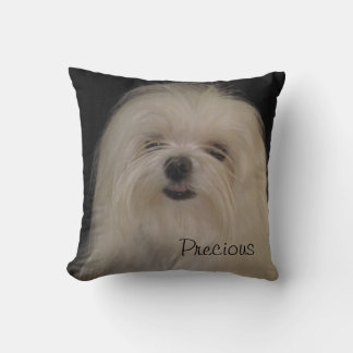 Ich mache keine Top Knots MALTESE durch PILLOW Kissen