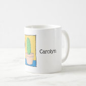 Ich mache keine Umarmungen, zeichnend Kakteen, dei Kaffeetasse (VorderseiteRechts)