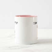 Ich mache keinen Morgen Zweifarbige Tasse (Mittel)