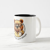 Ich mache keinen Morgenbär Zweifarbige Tasse (VorderseiteRechts)