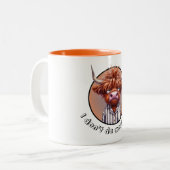 Ich mache keinen Morgenbull Zweifarbige Tasse (Vorderseite Links)
