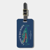 Ich mache keinen Nickerchen-Alligator - Der weiße  Gepäckanhänger (Vorderseite vertikal)