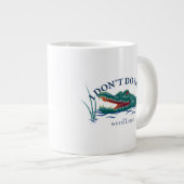 Ich mache keinen Nickerchen-Alligator - Der weiße Jumbo-Tasse (Vorderseite Rechts)