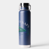 Ich mache keinen Nickerchen-Alligator - Der weiße Trinkflasche (Rückseite)