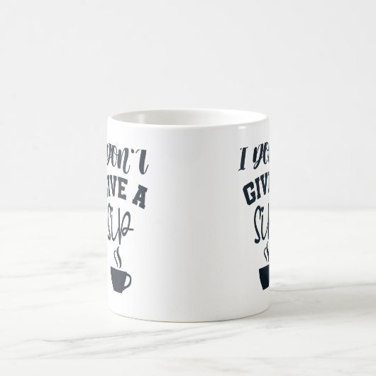 Ich mache keinen Sip Funny Coffee Lover Design Kaffeetasse (Mittel)
