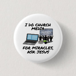 Ich mache Kirchenmedien für Wunder, Frag Jesus, Ki Button