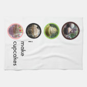 Ich mache kleine Kuchen Küchentuch (Horizontal)