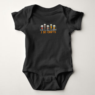 Ich mache Kunsthandwerk, Bier, Vintage, Brauen Baby Strampler