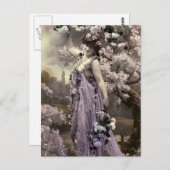 Ich mache Liebe-Blume Postkarte (Vorne/Hinten)