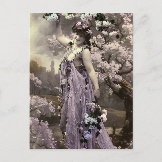 Ich mache Liebe-Blume Postkarte (Vorderseite)