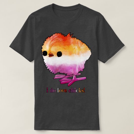 Ich mache Liebe-Küken T-Shirt (Design vorne)