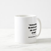 Ich mache Liebe nichts in der Welt - Shakespeare Z Kaffeetasse (VorderseiteRechts)