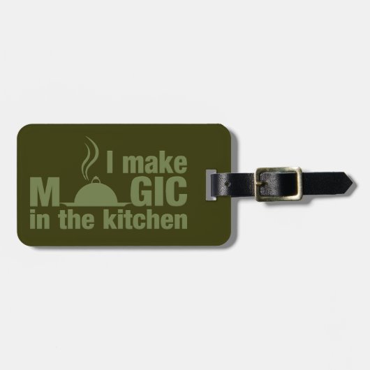 Ich mache Magie-Gepäckmarke Gepäckanhänger (Vorderseite horizontal)