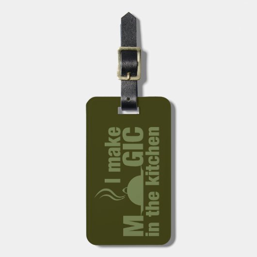 Ich mache Magie-Gepäckmarke Gepäckanhänger (Vorderseite vertikal)