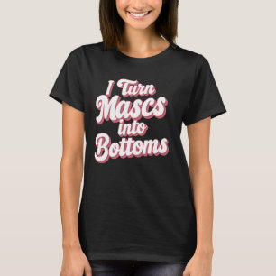 Ich mache Masken in Böden T-Shirt