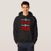 Ich mache Mathe mit Stift Hoodie (Vorne ganz)