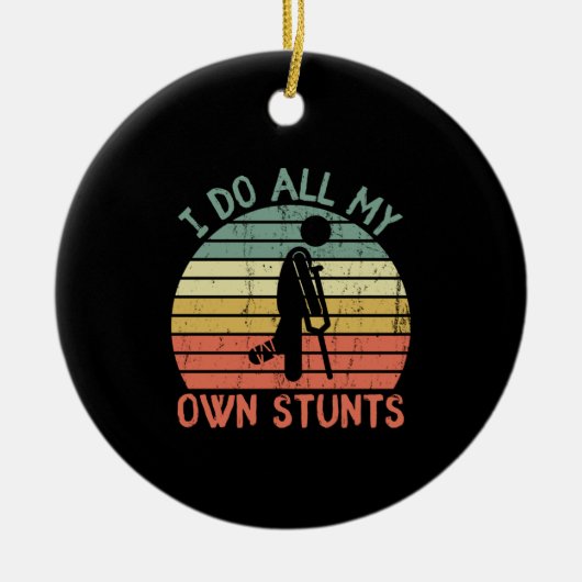 Ich mache mein eigenes stunstiles Geschworenenbein Keramik Ornament (Vorne)