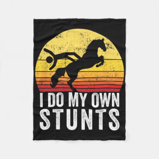 Ich mache mein eigenes Stunts-Funny-Reitgeschenk Fleecedecke