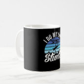 Ich mache mein eigenes Stunts Mountainbike Kaffeetasse (Vorderseite Links)