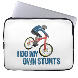 Ich mache mein eigenes Stunts Mountainbike Vintag Laptopschutzhülle