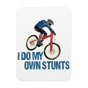 Ich mache mein eigenes Stunts Mountainbike Vintag Magnet