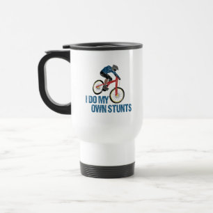 Ich mache mein eigenes Stunts Mountainbike Vintag Reisebecher