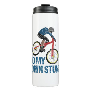 Ich mache mein eigenes Stunts Mountainbike Vintag Thermosbecher