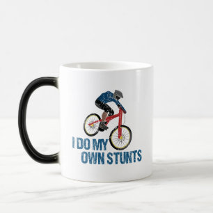 Ich mache mein eigenes Stunts Mountainbike Vintag Verwandlungstasse