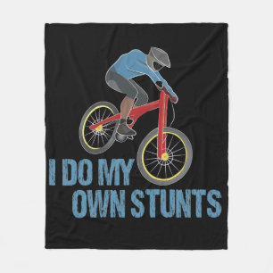 Ich mache mein eigenes Stunts Mountainbiking Fleecedecke