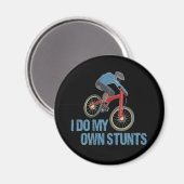 Ich mache mein eigenes Stunts Mountainbiking Magnet (Vorderseite/Rückseite)