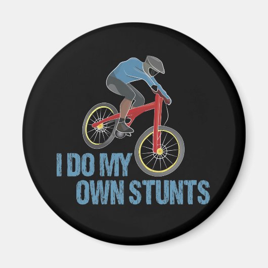 Ich mache mein eigenes Stunts Mountainbiking Magnet (Vorne)