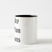 Ich mache meine eigenen Menschen Zweifarbige Tasse (Mittel)