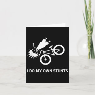 Ich mache meine eigenen Stunts Fahrrad Karte