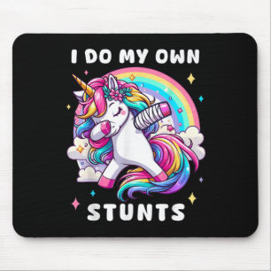 Ich Mache Meine Eigenen Stunts Gebrochener Arm Ver Mousepad