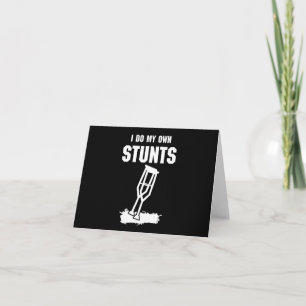 Ich Mache Meine Eigenen Stunts - Gutschein-Geschen Karte