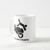 Ich mache meine eigenen Stunts Kaffeetasse (Vorderseite Links)