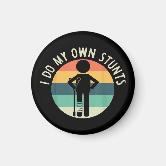 Ich mache meine eigenen Stunts Magnet (Vorne)